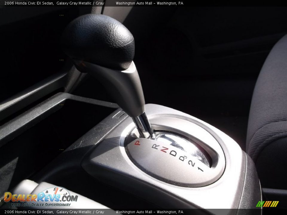 2006 Honda Civic EX Sedan Galaxy Gray Metallic / Gray Photo #14
