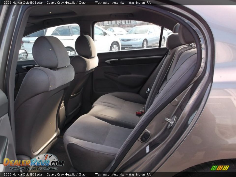 2006 Honda Civic EX Sedan Galaxy Gray Metallic / Gray Photo #16