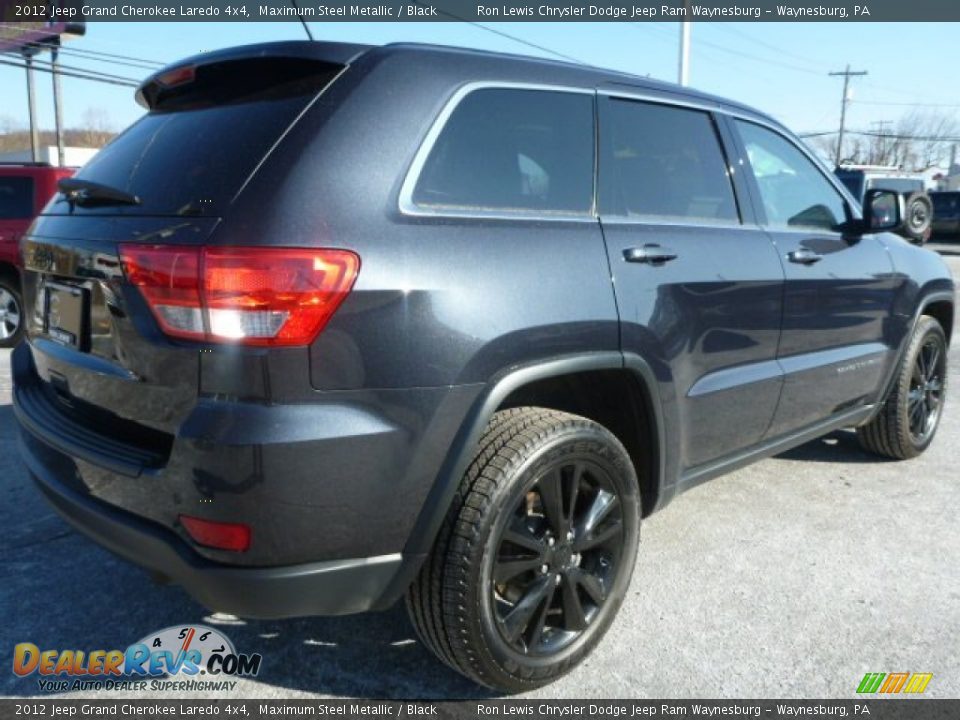 2012 Jeep Grand Cherokee Laredo 4x4 Maximum Steel Metallic / Black Photo #3