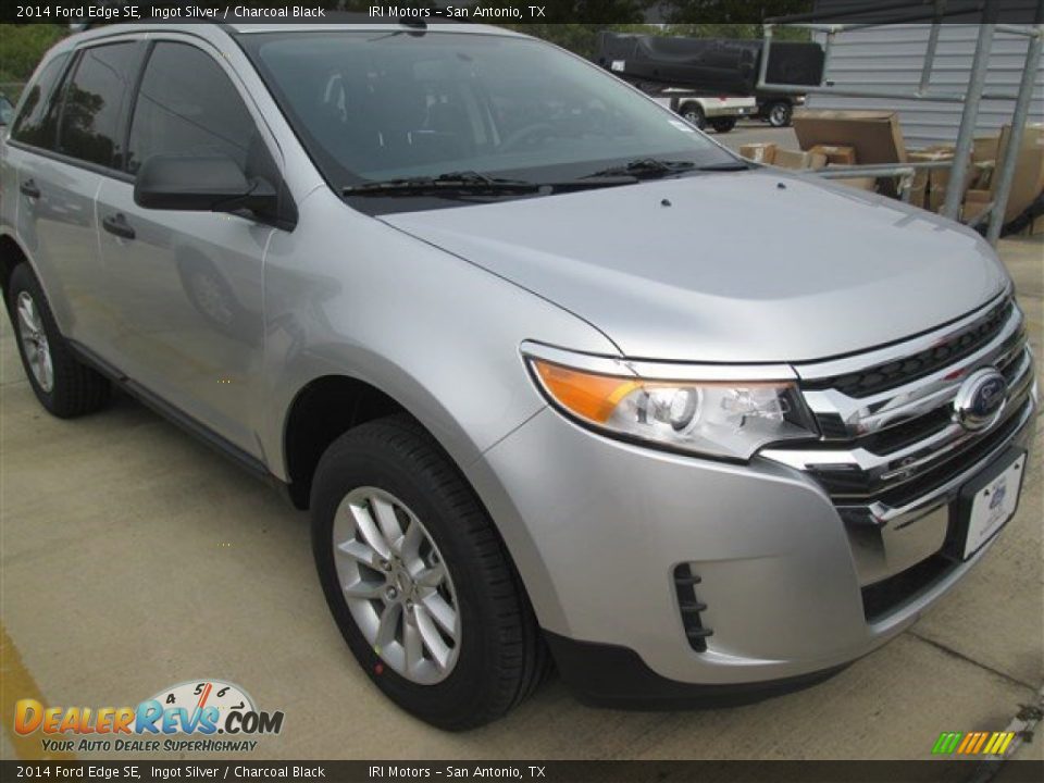 2014 Ford Edge SE Ingot Silver / Charcoal Black Photo #1