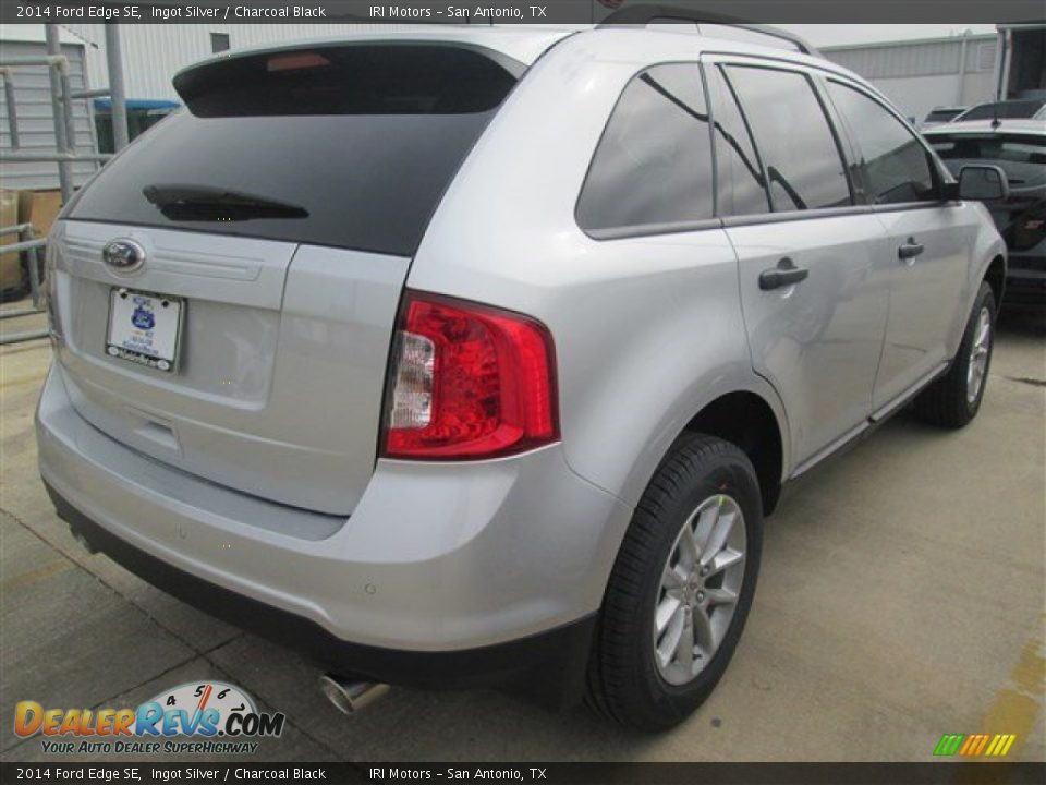 2014 Ford Edge SE Ingot Silver / Charcoal Black Photo #2
