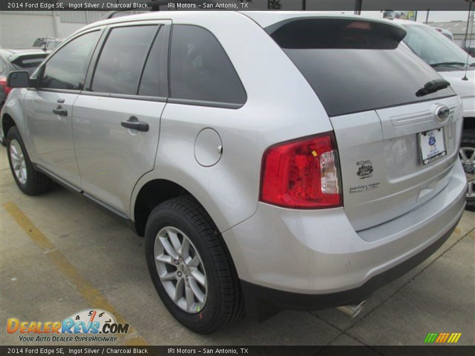 2014 Ford Edge SE Ingot Silver / Charcoal Black Photo #4