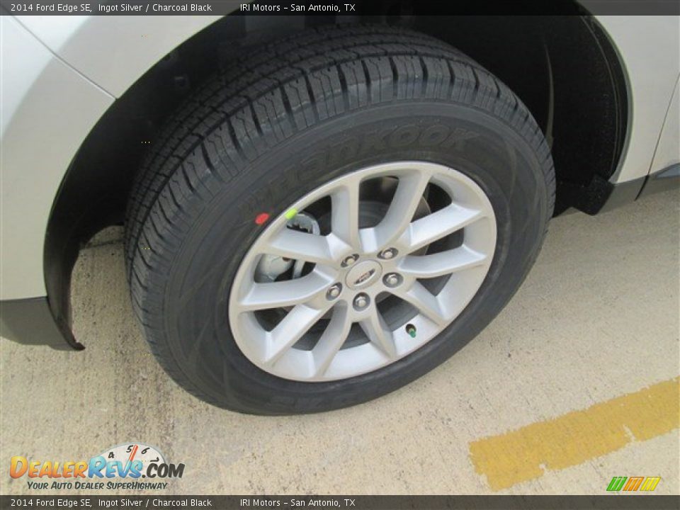 2014 Ford Edge SE Ingot Silver / Charcoal Black Photo #8