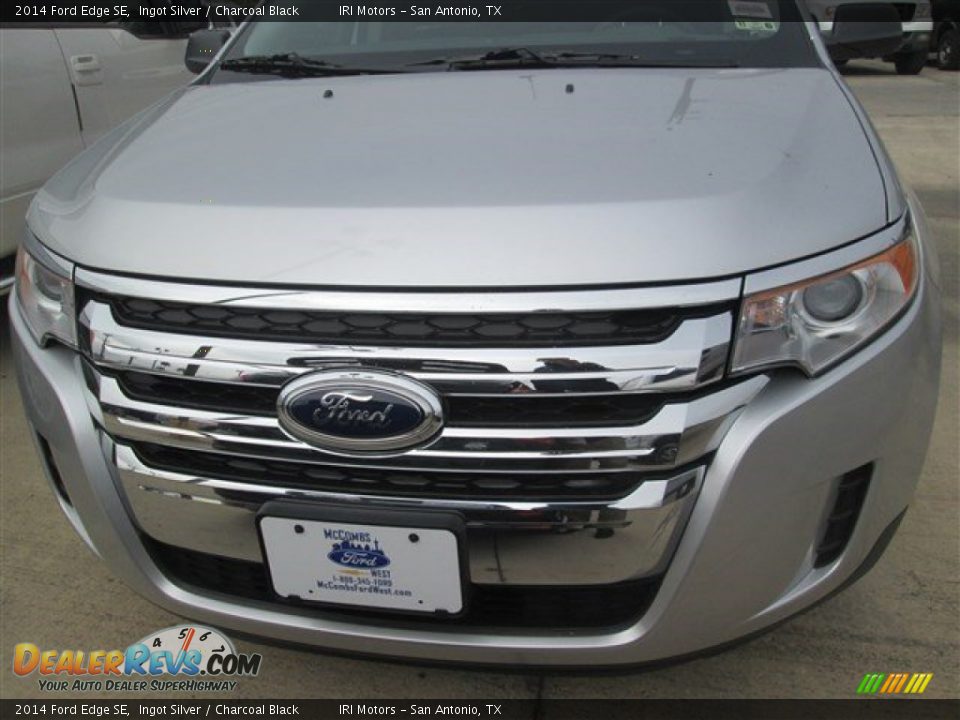 2014 Ford Edge SE Ingot Silver / Charcoal Black Photo #9