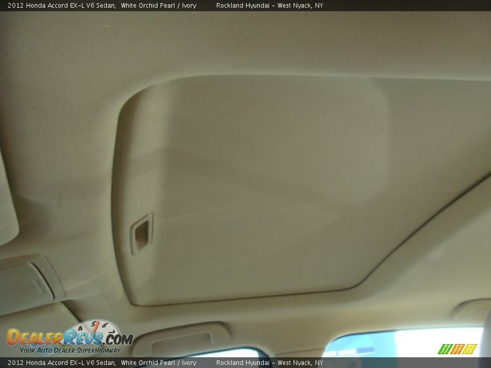 2012 Honda Accord EX-L V6 Sedan White Orchid Pearl / Ivory Photo #11