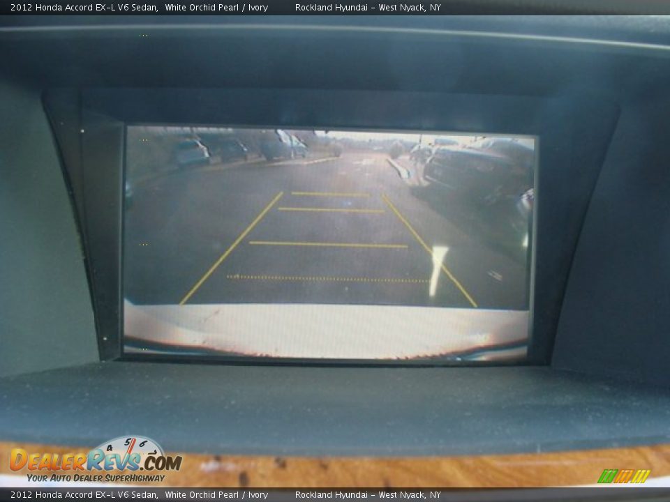 2012 Honda Accord EX-L V6 Sedan White Orchid Pearl / Ivory Photo #19