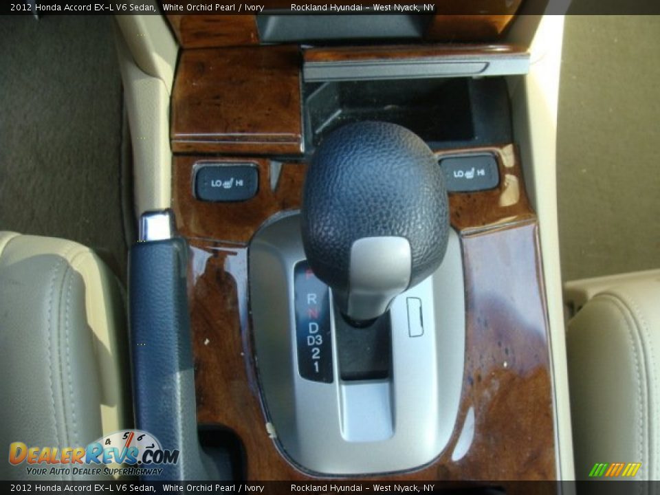 2012 Honda Accord EX-L V6 Sedan White Orchid Pearl / Ivory Photo #20