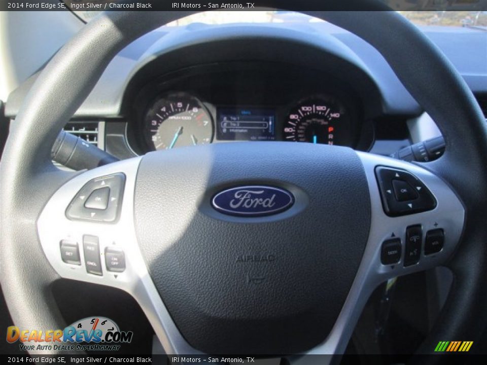 2014 Ford Edge SE Ingot Silver / Charcoal Black Photo #16