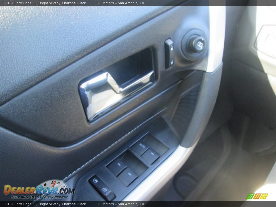 2014 Ford Edge SE Ingot Silver / Charcoal Black Photo #17