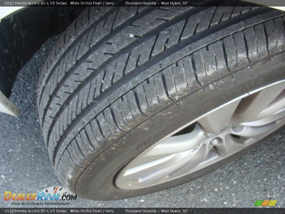 2012 Honda Accord EX-L V6 Sedan White Orchid Pearl / Ivory Photo #29