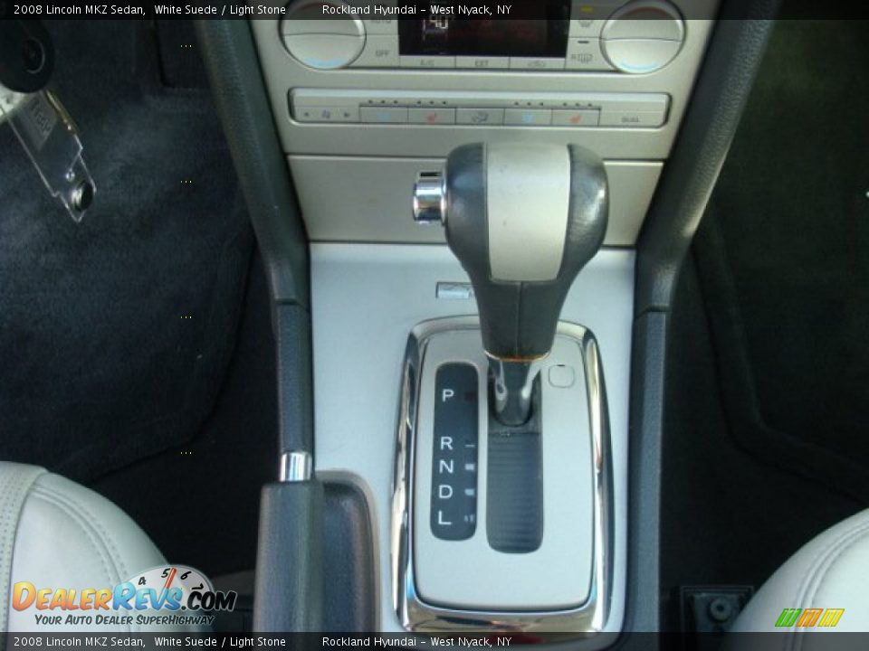 2008 Lincoln MKZ Sedan White Suede / Light Stone Photo #18