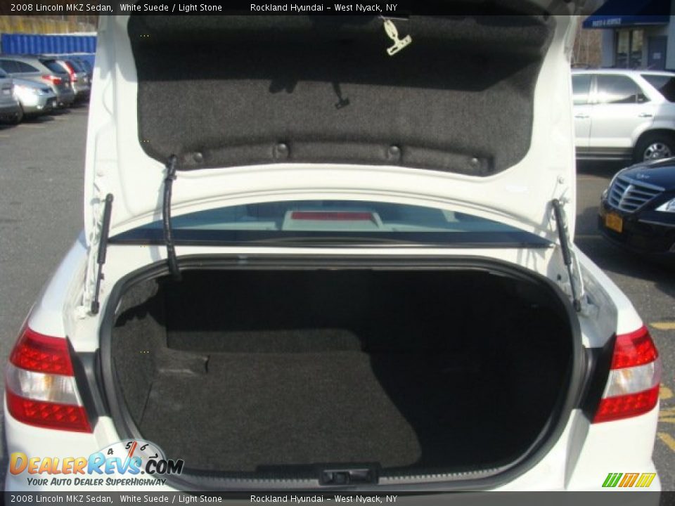 2008 Lincoln MKZ Sedan White Suede / Light Stone Photo #20