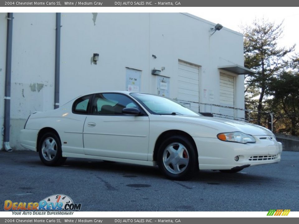 2004 Chevrolet Monte Carlo SS White / Medium Gray Photo #4