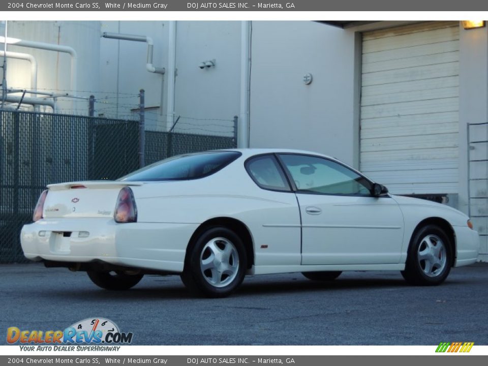 2004 Chevrolet Monte Carlo SS White / Medium Gray Photo #20