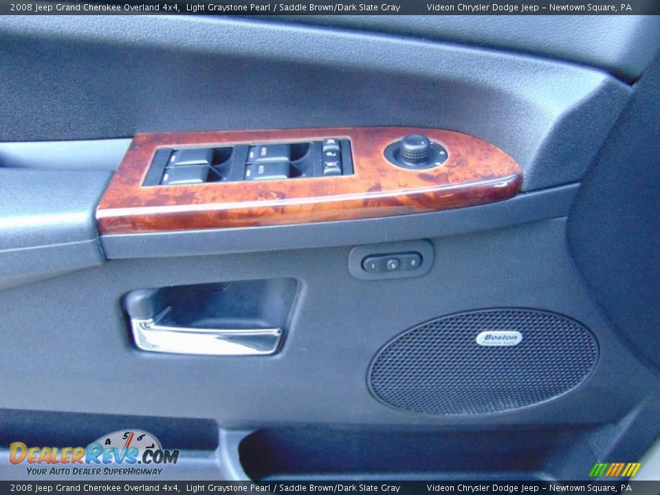 2008 Jeep Grand Cherokee Overland 4x4 Light Graystone Pearl / Saddle Brown/Dark Slate Gray Photo #11
