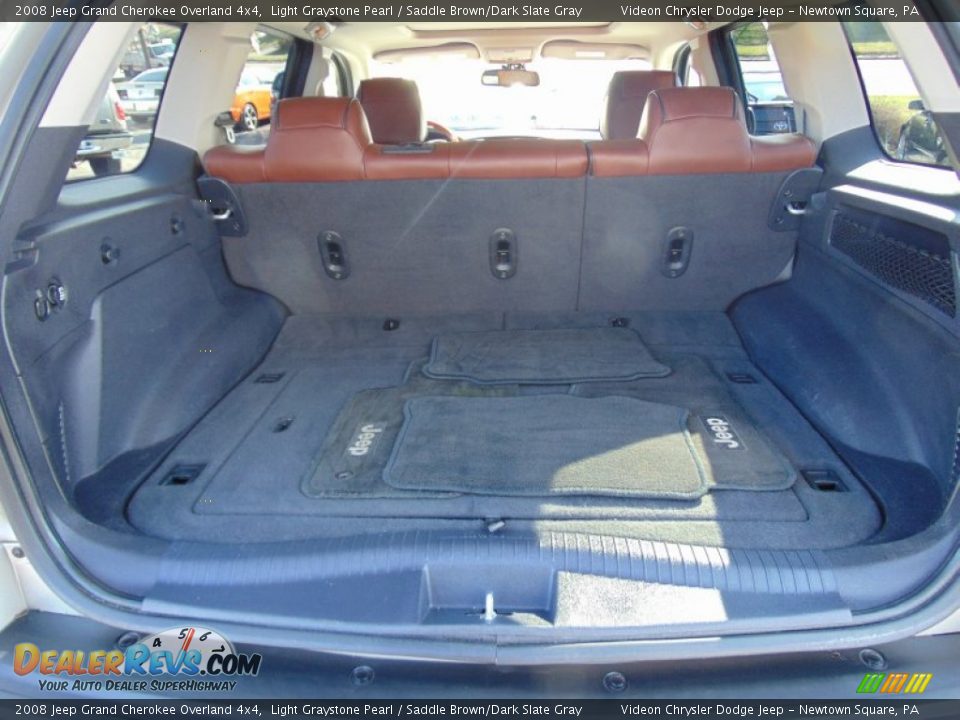 2008 Jeep Grand Cherokee Overland 4x4 Light Graystone Pearl / Saddle Brown/Dark Slate Gray Photo #19