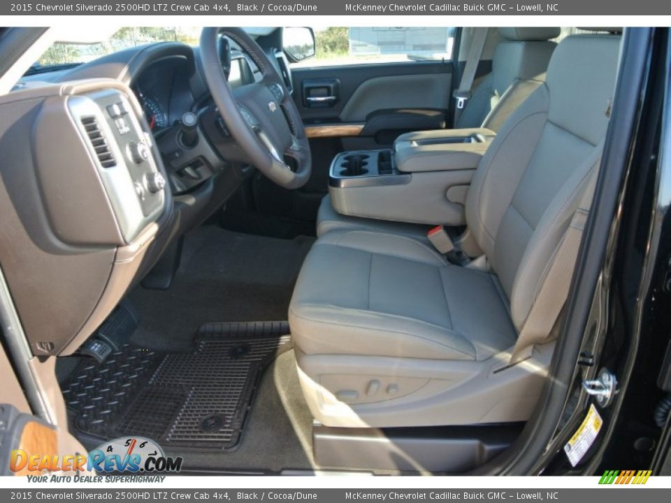 2015 Chevrolet Silverado 2500HD LTZ Crew Cab 4x4 Black / Cocoa/Dune Photo #8