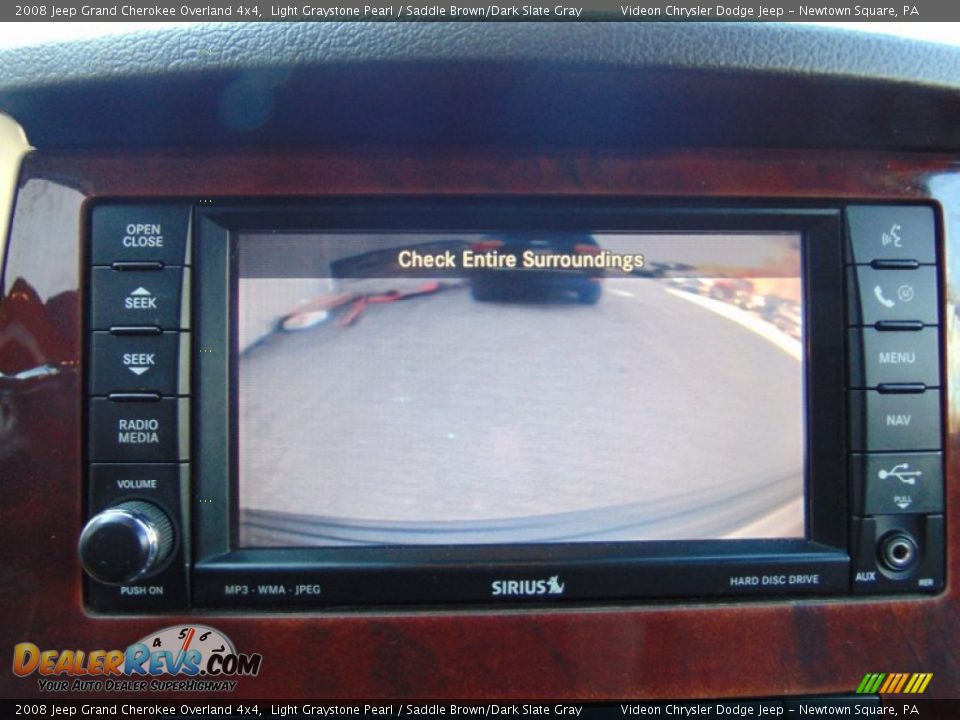 2008 Jeep Grand Cherokee Overland 4x4 Light Graystone Pearl / Saddle Brown/Dark Slate Gray Photo #25