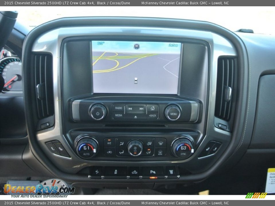 2015 Chevrolet Silverado 2500HD LTZ Crew Cab 4x4 Black / Cocoa/Dune Photo #11
