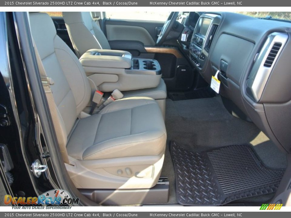 2015 Chevrolet Silverado 2500HD LTZ Crew Cab 4x4 Black / Cocoa/Dune Photo #17