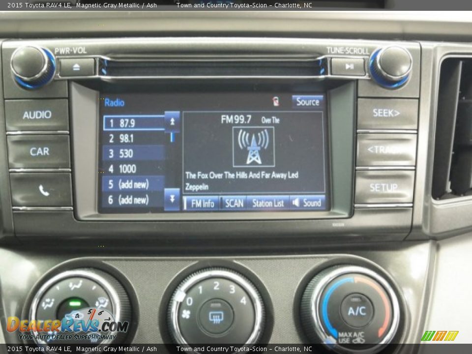 2015 Toyota RAV4 LE Magnetic Gray Metallic / Ash Photo #17