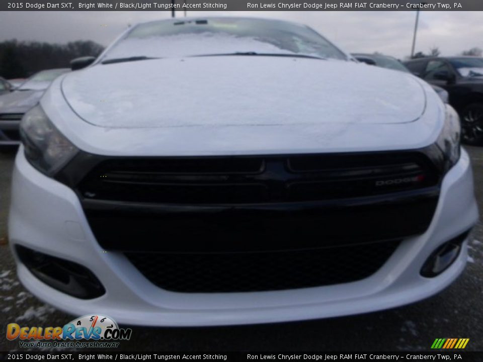 2015 Dodge Dart SXT Bright White / Black/Light Tungsten Accent Stitching Photo #8