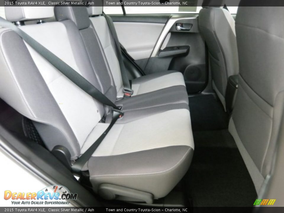 Rear Seat of 2015 Toyota RAV4 XLE Photo #9
