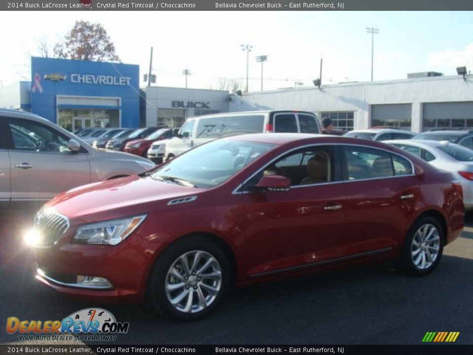 2014 Buick LaCrosse Leather Crystal Red Tintcoat / Choccachino Photo #1