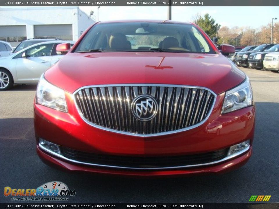 2014 Buick LaCrosse Leather Crystal Red Tintcoat / Choccachino Photo #2