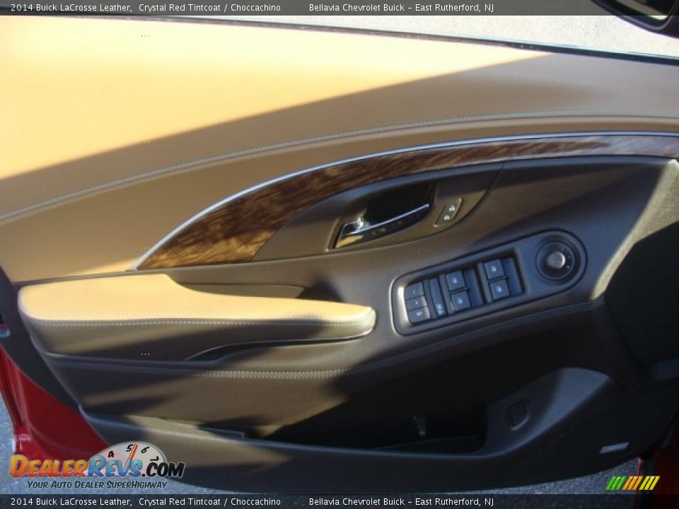 2014 Buick LaCrosse Leather Crystal Red Tintcoat / Choccachino Photo #6