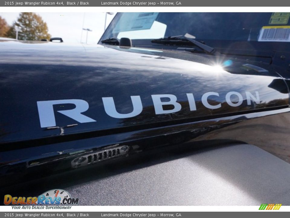2015 Jeep Wrangler Rubicon 4x4 Black / Black Photo #6