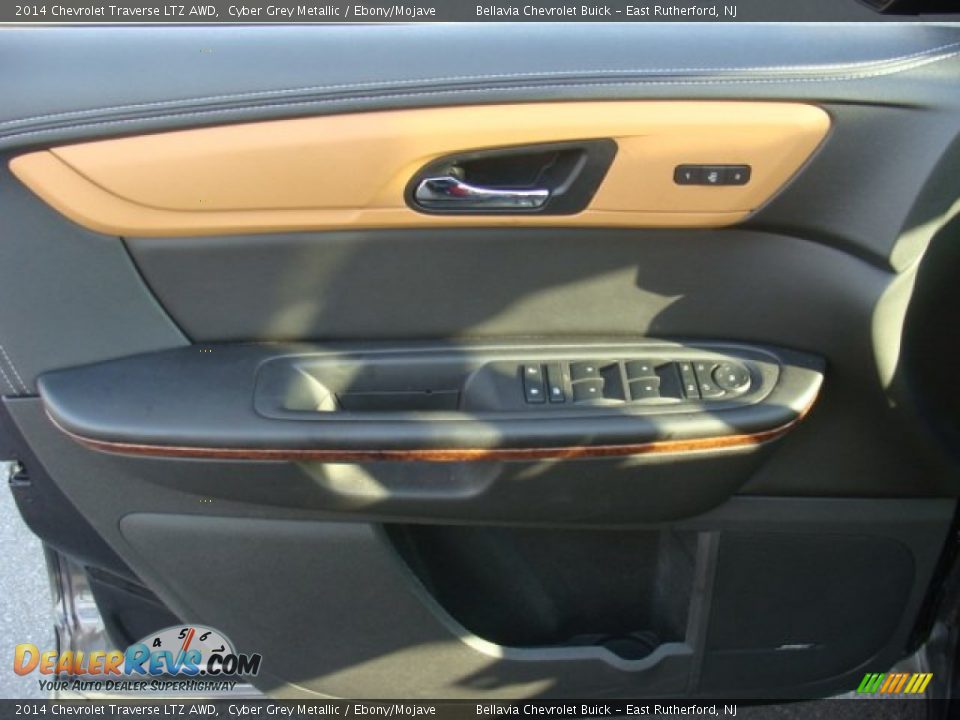 2014 Chevrolet Traverse LTZ AWD Cyber Grey Metallic / Ebony/Mojave Photo #6
