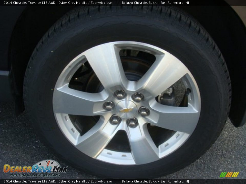 2014 Chevrolet Traverse LTZ AWD Cyber Grey Metallic / Ebony/Mojave Photo #14