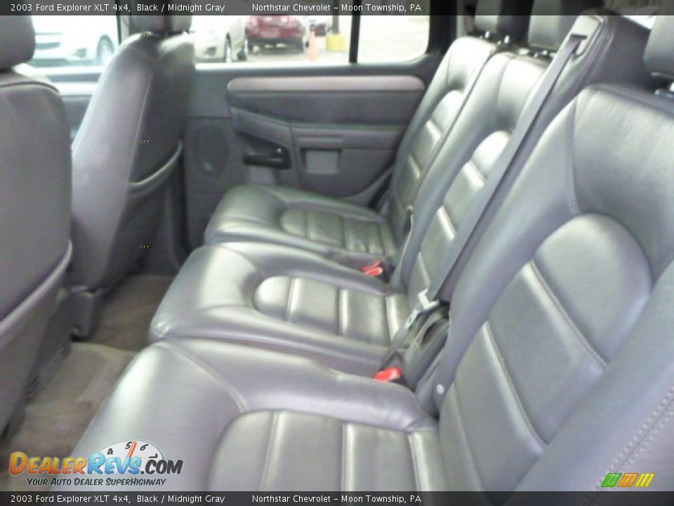 2003 Ford Explorer XLT 4x4 Black / Midnight Gray Photo #9