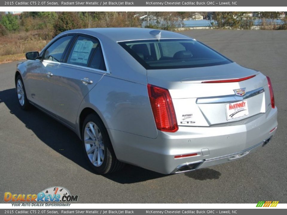 2015 Cadillac CTS 2.0T Sedan Radiant Silver Metallic / Jet Black/Jet Black Photo #4