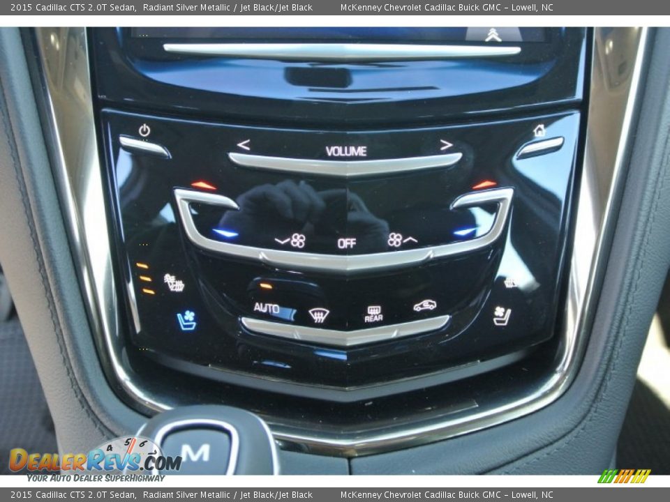 2015 Cadillac CTS 2.0T Sedan Radiant Silver Metallic / Jet Black/Jet Black Photo #11