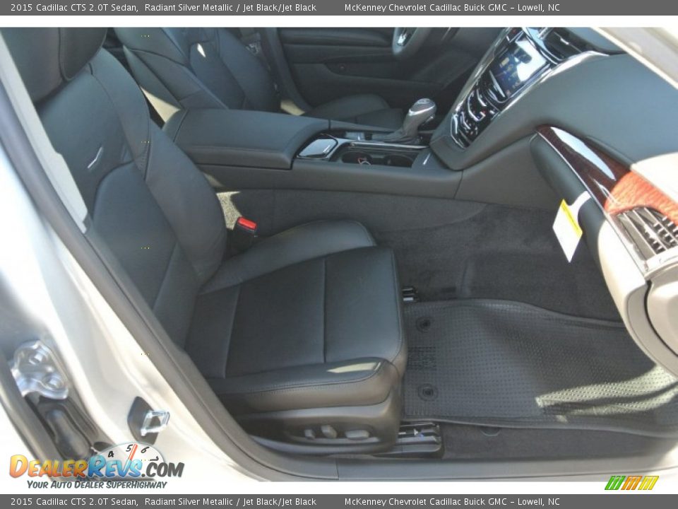 2015 Cadillac CTS 2.0T Sedan Radiant Silver Metallic / Jet Black/Jet Black Photo #18