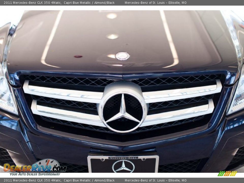 2011 Mercedes-Benz GLK 350 4Matic Capri Blue Metallic / Almond/Black Photo #11