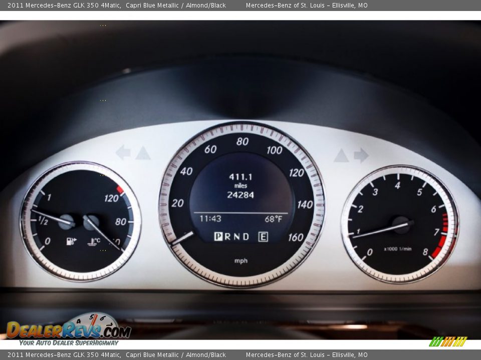 2011 Mercedes-Benz GLK 350 4Matic Capri Blue Metallic / Almond/Black Photo #25