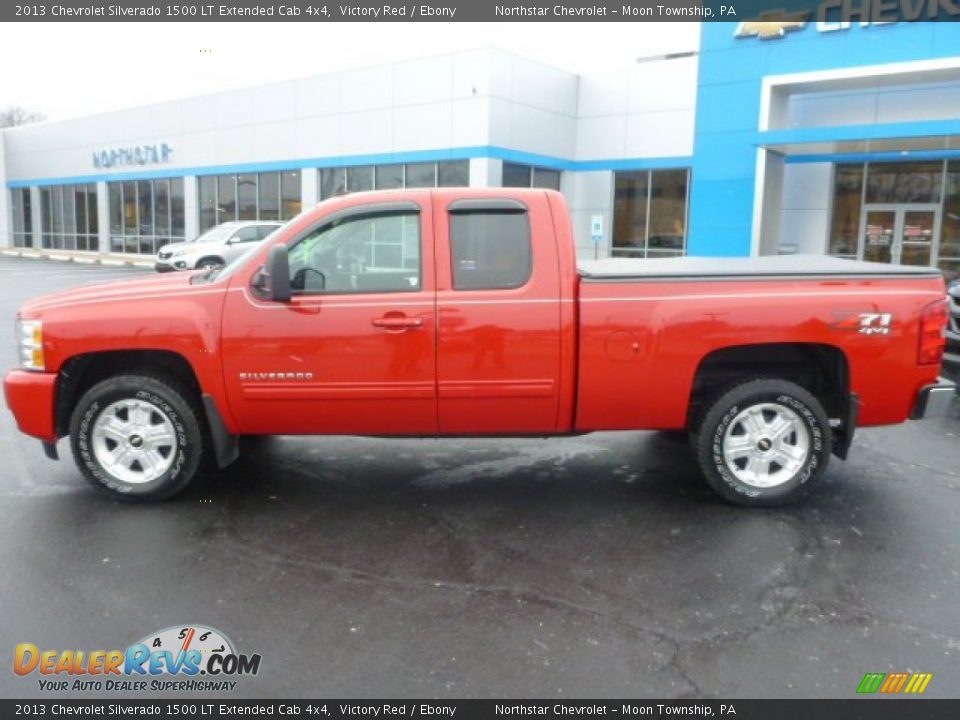 2013 Chevrolet Silverado 1500 LT Extended Cab 4x4 Victory Red / Ebony Photo #2