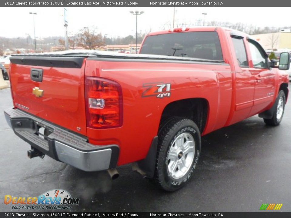 2013 Chevrolet Silverado 1500 LT Extended Cab 4x4 Victory Red / Ebony Photo #6