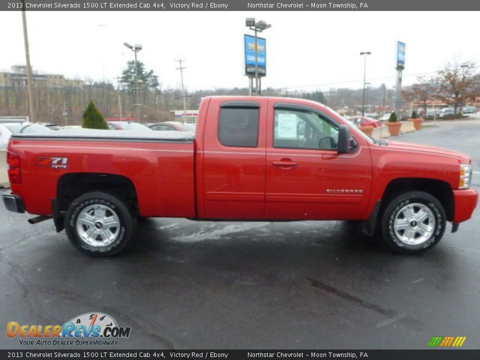 2013 Chevrolet Silverado 1500 LT Extended Cab 4x4 Victory Red / Ebony Photo #7