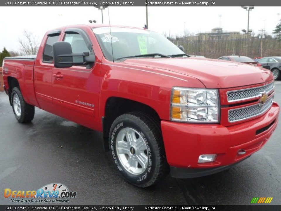 2013 Chevrolet Silverado 1500 LT Extended Cab 4x4 Victory Red / Ebony Photo #8