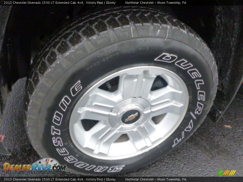 2013 Chevrolet Silverado 1500 LT Extended Cab 4x4 Victory Red / Ebony Photo #10