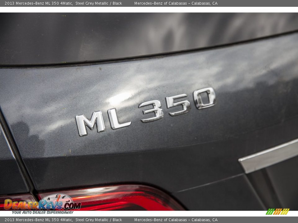 2013 Mercedes-Benz ML 350 4Matic Steel Grey Metallic / Black Photo #6