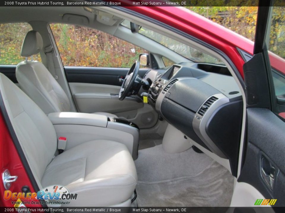 2008 Toyota Prius Hybrid Touring Barcelona Red Metallic / Bisque Photo #17