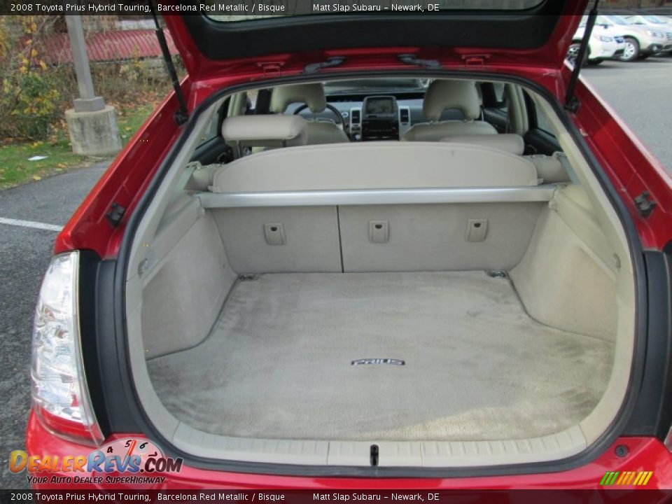 2008 Toyota Prius Hybrid Touring Barcelona Red Metallic / Bisque Photo #19