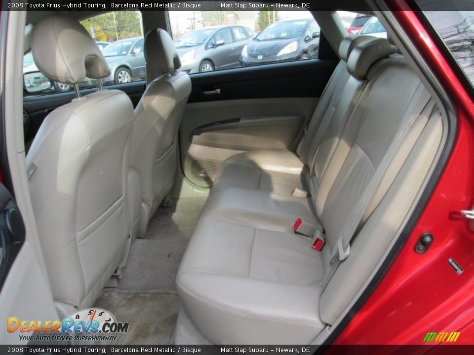 2008 Toyota Prius Hybrid Touring Barcelona Red Metallic / Bisque Photo #20