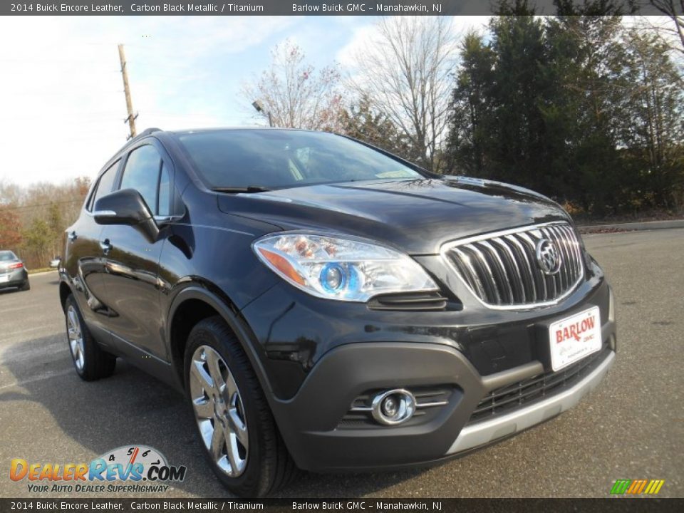 2014 Buick Encore Leather Carbon Black Metallic / Titanium Photo #1