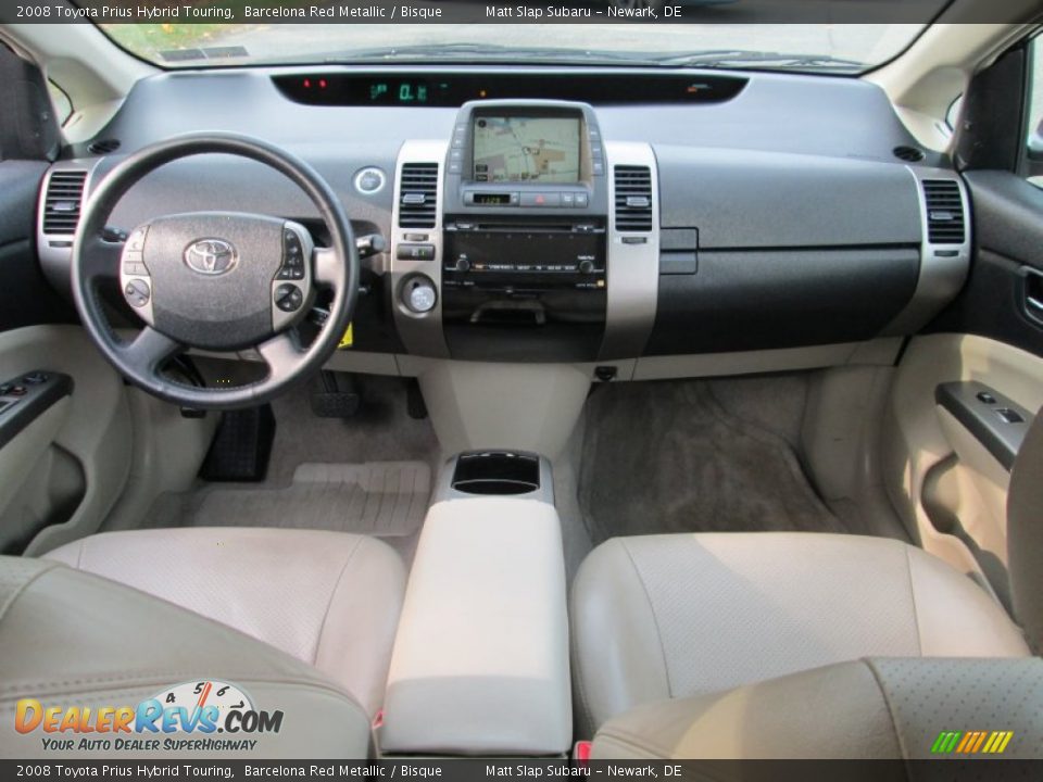2008 Toyota Prius Hybrid Touring Barcelona Red Metallic / Bisque Photo #23